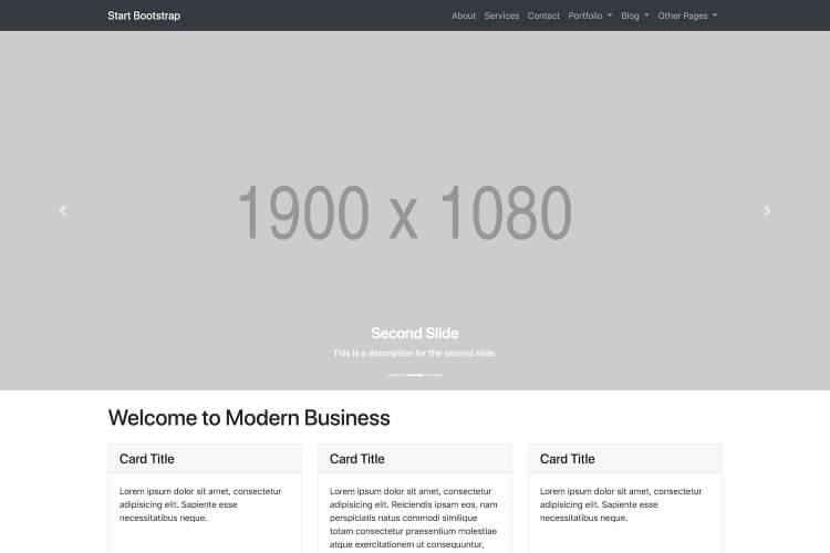 Modern Business Template