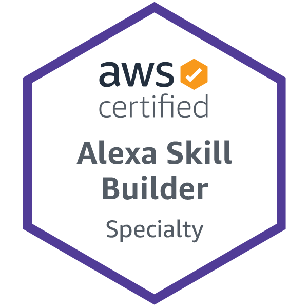 Alexa Skill Certification-Specialty