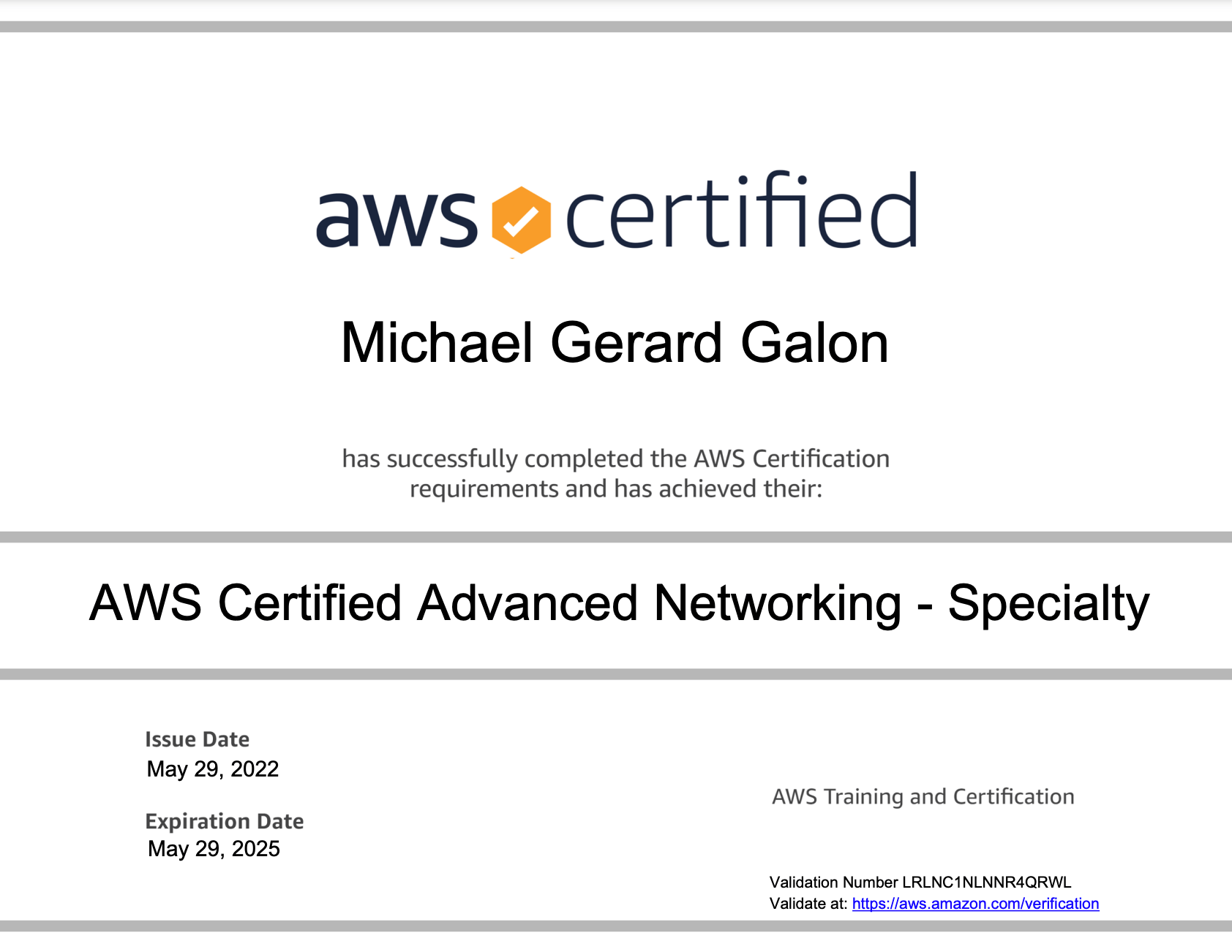 AWS Certified Advanced Networking - Specialty