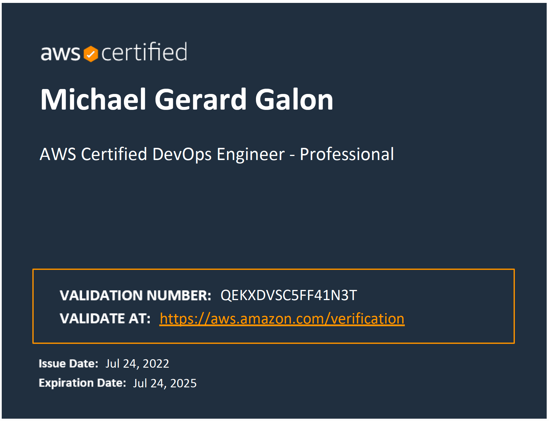 AWS Certified DevOps Engineer - Professional